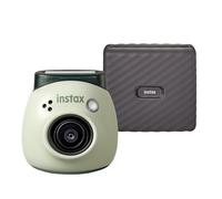 Fujifilm INSTAX PAL digital camera, Pistachio Green + printer Link WIDE, Mocha Gray | ✅ Winterdeals