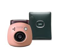 Fujifilm INSTAX PAL digital camera, Powder Pink + printer SQUARE Link, Green | ✅ 5 years warranty