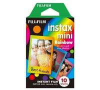 Fuji Instax Mini RAINBOW COLOURS Instant Film for Fujifilm Instax Mini Cameras - 10 Shot Pack