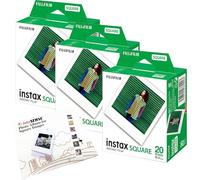 Fujifilm Instax SQUARE Film Bundle Pack (60 Shots) + FREE Wall Album