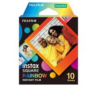 FujiFilm Instax SQUARE Rainbow Film 10 Shots BRAND NEW OFFICIAL UK STOCKIST