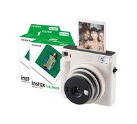 Fujifilm Instax Square SQ1 Instant Camera with 20 Shots Film Pack - Chalk White
