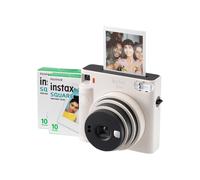Fujifilm Instax Square SQ1 Instant Camera - White - Camera + 20 Shot P
