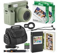 Fujifilm Instax Wide 400 Instant Camera + Camera Case + 4 AA Batteries + Photo Album, Cleaning Pen (40 Sheets)