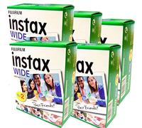 Fujifilm Instax Wide 5 Boxes of 20 Reels (100 Wide Format Photos) for Fuji Instax 210 200 100 300 Instant Photo Camera