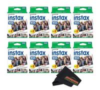 Fujifilm Instax Wide Instant Film Twin Pack with Sunshine Photo Microfiber Cloth... (8 Pack-160 Exposures)