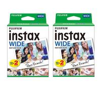 Fujifilm Instax Wide Picture Format Instant Photo Film - White, 40 Shot Pack