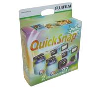 Fujifilm Quicksnap 400 disposable camera with built-in flash 54 exposures, contains 2 x cameras of 27 exposures each