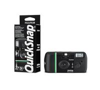 Fujifilm QuickSnap Black & White 35 mm film camera | Monochrome film, mounted flash, ISO 400 speed film, 27 exposures