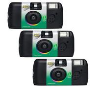 Fujifilm Quicksnap Flash 400 Single Use Camera Pack of 3