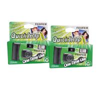 Fujifilm Superia Xtra 400 VV Type 27 Exp QuickSnap Disposable Camera x2 Pack