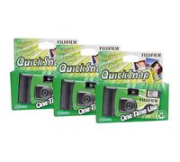 Fujifilm Superia Xtra 400 VV Type 27 Exp QuickSnap Disposable Camera x3 Pack