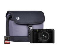 Fujifilm X-M5 Mirrorless Digital Camera - Black (Camera + XC 15-45mm Lens + Sandisk 128GB SD Card + System Bag)