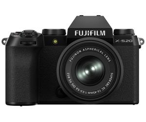 Fujifilm X-S20 Mirrorless Camera with 15-45mm Lens - Black