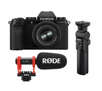Fujifilm X-S20 with XC 15-45mm, TG-BT1 Grip and Rode Video Mic Go