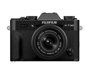 FUJIFILM X-T30 III Mirrorless Camera Body with XC13-33mm Lens Kit, Black