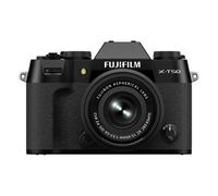 Fujifilm X-T50 Compact System Camera with XC 15-45mm Lens, 6K/4K Ultra HD, 40.2MP, Bluetooth, OLED EVF, 3” LCD Tilting Touch Screen