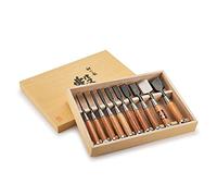 Fujikawa Okyo Japanese Chisel Set, 10-Piece