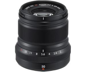 Fujinon XF50mmF2 R WR Lens for Fujifilm X Mount Cameras - Black