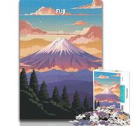 Fujis Tranquil Dawn 1000 Piece Jigsaw Puzzles for Adults,Stress Reliever Difficult Challenge Deal As Gifts for The Whole Family 38x26cm