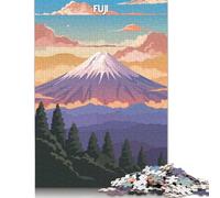 Fujis Tranquil Dawn Puzzle for Adults And Teenagers 500 Pieces Puzzle Adult Jigsaw Puzzle For Adults Teenagers Teenager Man Woman Gift 500pcs (52x38cm)