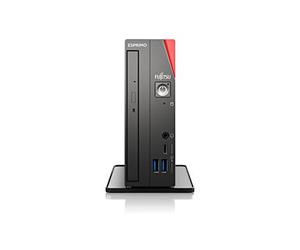 Fujitsu ESPRIMO G6012 i5-12400T UCFF Intel® Core™ i5 16 GB DDR4-SDRAM 512 GB SSD Windows 11 Pro Mini PC Black, Red