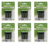 Fujitsu Fujienergy 350Mah Nimh Rechargeable Batteries Aaa Lr03 Mn2400 Hr03 Mx2400 24A (Pack Of 6)