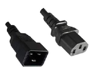 Fujitsu Microconnect C13/C20, 2 m Black Power Cable C13 Coupler C20 Coupler - Electrical Cables (2 m, 2 m, Male Connector/Female Connector, C13 Coupler, C20 Coupler, 230 V, Black)