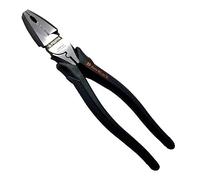 FUJIYA Tools, 3300N-225, High Leverage Lineman's Pliers"Zero Black", 9 Inch