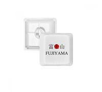 Fujiyama Japaness City Name Red Sun Flag PBT Keycaps for Mechanical Keyboard White OEM No Marking Print