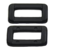 fujiyuan 100 Sets Plastic Thin Rectangle D Dee Ring Webbing Belt Ribbon Buckle Replacement Glide Buckle For Handbag Luggage Bag Black 22mm 0.87"