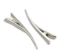 fujiyuan 20 pcs 60mm 2 3/8" Alligator Beak Hair Clamp Clip Bows Prong Barrette Accessory