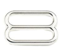 fujiyuan 25 Pcs 1" 25MM Brook Design Wide Mouth Triglides Metal Round Leather Strap Buckles