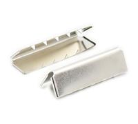 fujiyuan 30 pcs Belt Buckle Cotton Clip For Webbing Tag Bag Handle Clothes strap end Fastener 1.5" or 38mm Nickle