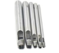 fujiyuan 5 PCS 3mm 4mm 5mm 6mm 7mm Punch Cutter Tool Hollow Square Hole Steel Leather Belt Watch Band bag package