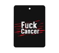 Fuk C-ancer Car Air Freshener Aromatherapy Tablets Hanging Scented Cards for Rooms Bathrooms Wardrobe Square
