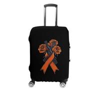 Fuk C-ancer Rose Ribbon Luggage Case Cover Protective Washable Suitcase Covers Anti Scratch Baggage Fits 19-32 Inch S