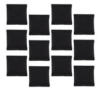 Fukaisu 12pcs Carbon Filter Refills for Playtex, 7x7cm/2.76x2.76in Coconut Shell Activated Carbon Smell Absorbing Deodorizer for Diaper Pail Systems Trash Cans Closets & Shoe Cabinets (Black)