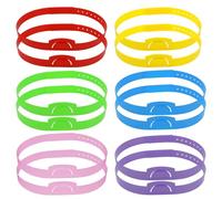 Fukaisu 12pcs Guess Game Props with 6 Colors, Adjustable Board Game Accessories Insertable Cards Suitable for Kids Adults Family Friend Party Table Classroom Activities