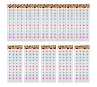 Fukaisu 15pcs Scope Stickers, Durable Turret Stickers Sized to Fit Most Scope Turrets for Outdoor Observation & Sports Competition Equipment Calibration