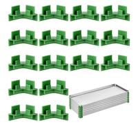 Fukaisu 16pcs Silicone Tray Stackers for Harvest Right Freeze Dryer, Stackable & Reusable Freeze Dryer Machine Sheet Pans Supplies Accessories Stacks 5 Trays for Kitchen Storage Organizer (Green)