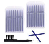 Fukaisu 16pcs Wax Guard Filters for Audien Hearing Aid, Hearing Aid Filters with Cleaning Brushes Practical Cleaning Tools Compatible with Audien