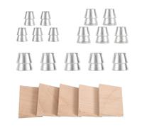 Fukaisu 20pcs Hammer Handle Repair Wedge Kit, Wood & Steel Wedges Set