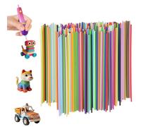 Fukaisu 250pcs 3D Pen Filament Refills, 32 Colors Refills Packs Materials for Start+ 2.5mm/0.1in Diameter 3D Printer Filaments Accessories for 3D Print Kids School Curriculum or Family Crafts