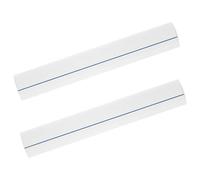 Fukaisu 2pcs Mahjong Line Magnifying Finder, Acrylic Mahjong Cards Line Reader Magnifying Ruler Mah Jongg Books Accessories for Players Seniors & Beginners