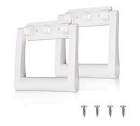 Fukaisu 2pcs Plastic Cooler Handle Replacement for 25-72 QT Coolers, Replacement Handles Parts with Screws Ice Chest Repair Kit Compatible with Igloo Rectangle Cooler Accessories (White)