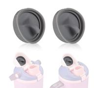 Fukaisu 2pcs Replacement Stoppers for Owala FreeSip Sway, Grey Silicone Seal Bottle Cap Mouth Stopper Sports Water Bottle Accessories Compatible with Owala FreeSip Sway 30oz 40oz