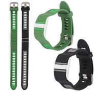 Fukaisu 2pcs Silicone Replacement Bands Compatible with Hume Health Band, Adjustable Wrist Straps Waterproof Sport Wristband for Hume Band Women Men Fitness & Sleep Tracking (Black Grey, Green)