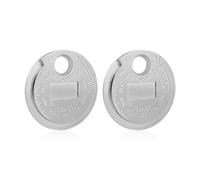 Fukaisu 2pcs Spark Plug Gap Tool, Zinc Alloy Spark Plug Spacer Gapping Measuring Gapper Tool Feeler Gauge with Inch & Metric Scale Auto Car Accessories for Mechanics