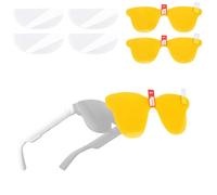 Fukaisu 2pcs Windshield Films & 4pcs Lens Films for RayNeo Air 3S/3S Pro AR Glasses, Anti-Scratch HD Transparent Screen Protector Accessories for RayNeo
